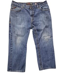 Ariat‎ FR M4 Boot Cut Jeans Mens 40x26 Altered Low Rise Workwear